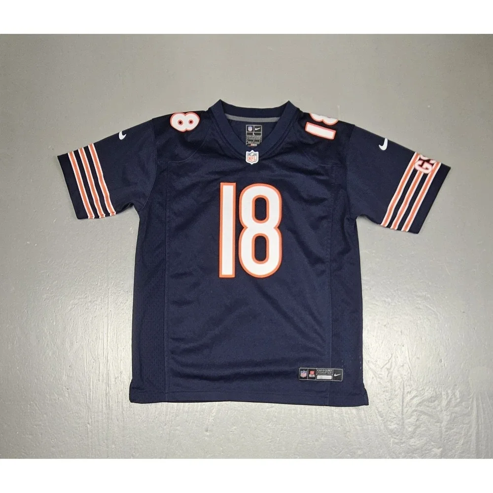 Nike Caleb Williams Chicago Bears Football Jersey # 18 Youth Large NFL Blue Home